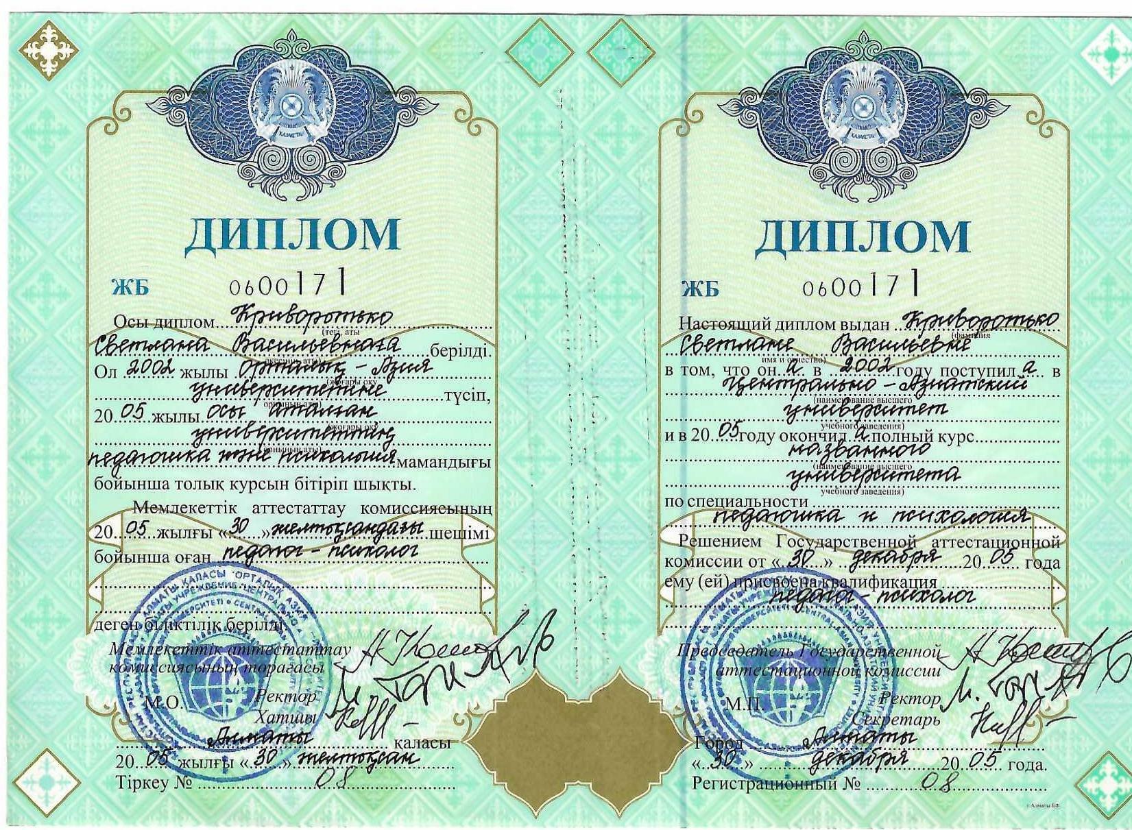 Сертификат MedLine Clinic №1